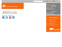 Tablet Screenshot of jqlelectronics.com
